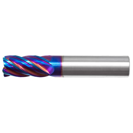 Mastercut Tool Corp. 1x4x1x7 5FL .015 Corner Radius Multi-Helix Ultra V5 with Flat, PowerN 454-481W-5